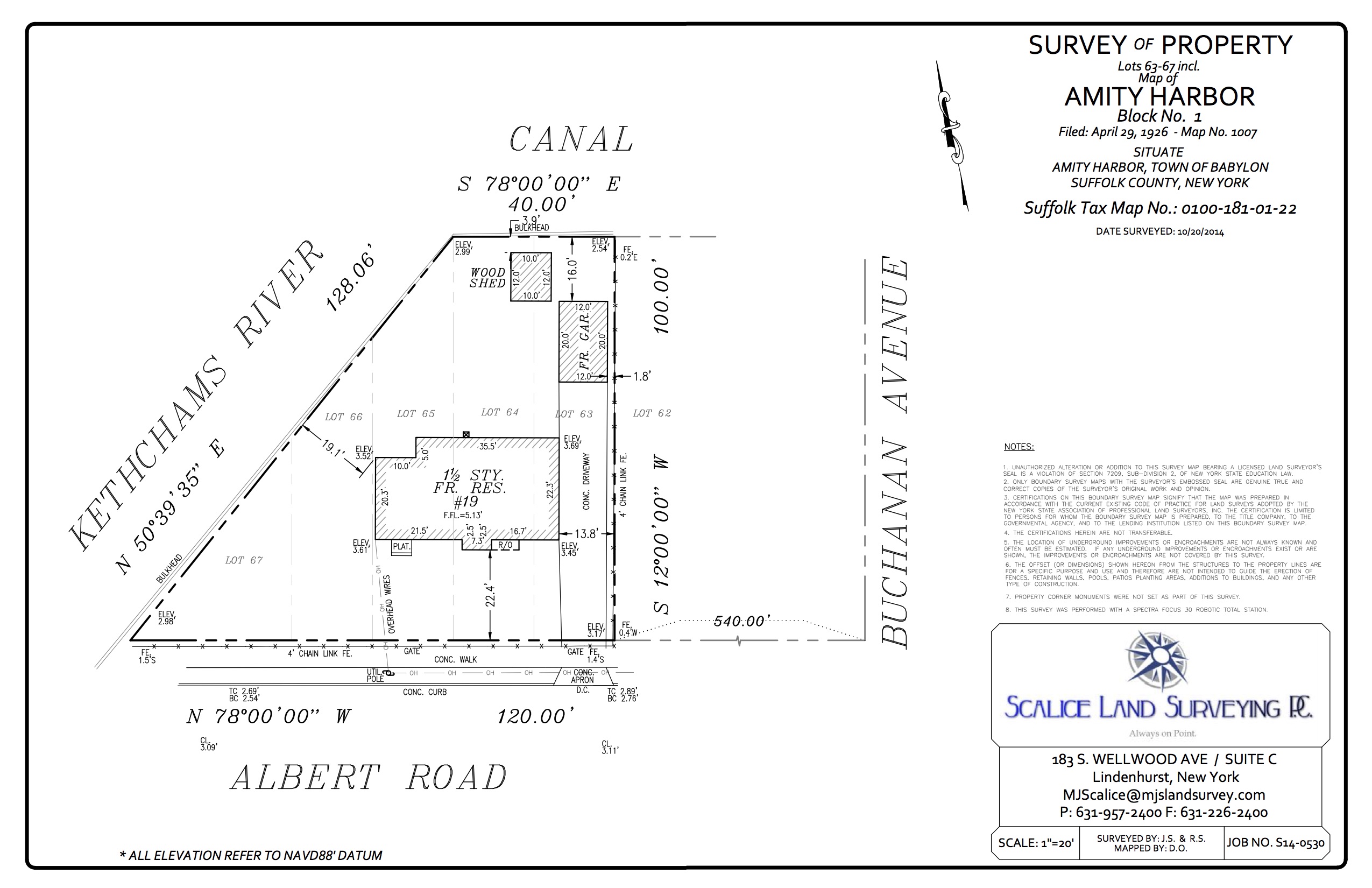 Construction Layout Scalice Land Surveying P.C. Land Survey Long Island